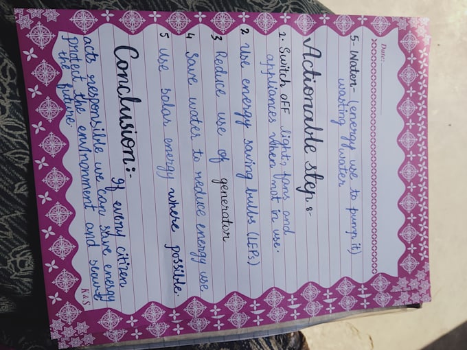write any document in hand writing