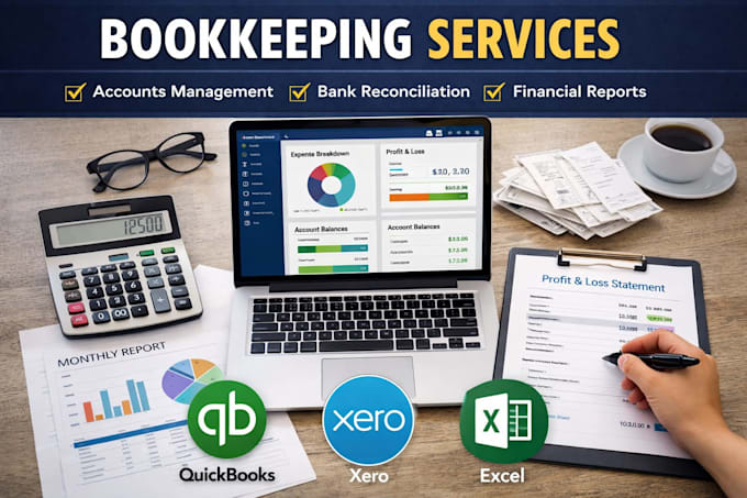 manage UK bookkeeping and bank reconciliation in excel or vt