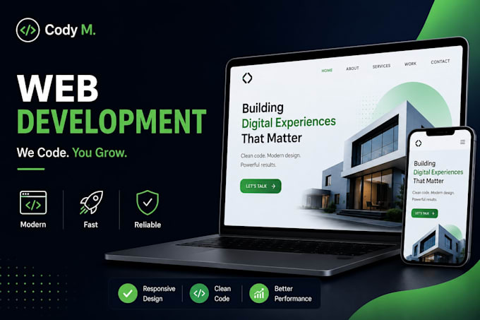 build responsive and modren website for your business