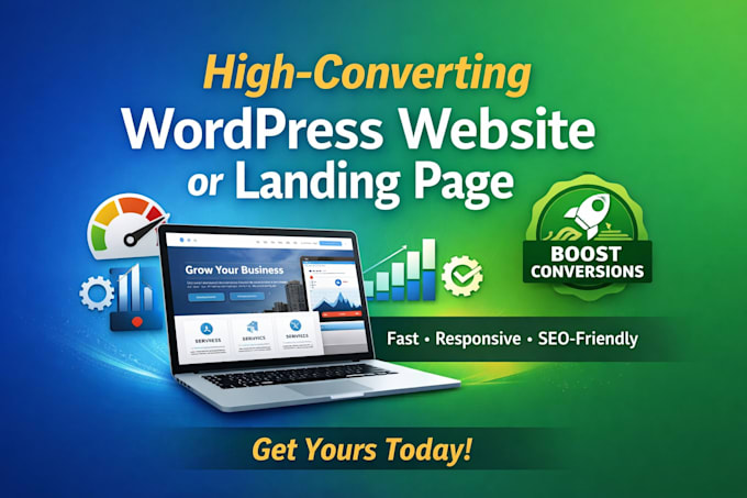 Design a high converting wordpress website or landing page by Elenia ...