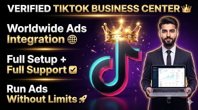 create and verify tiktok business center for shopify store