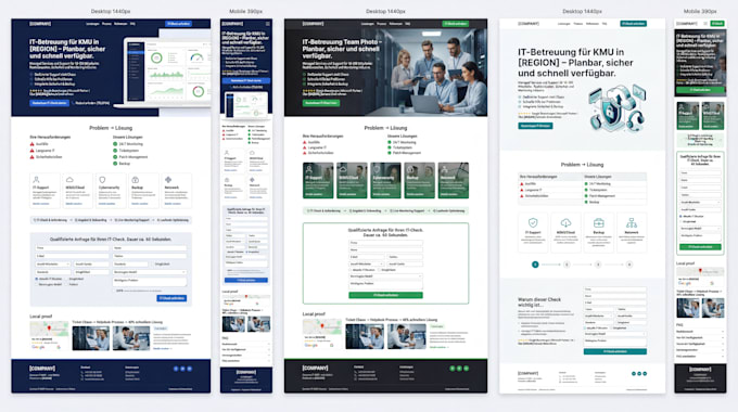 build a conversion focused elektro services webdesign