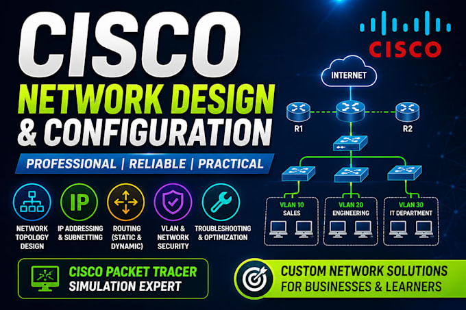 design and configure cisco professional computer networks