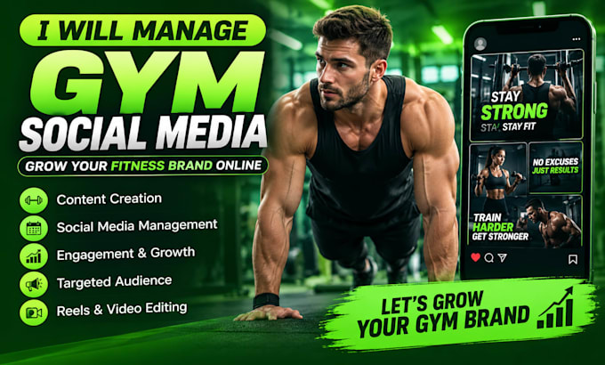 manage your gym website for you on social media
