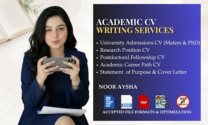 create an admission CV for master and phd applications