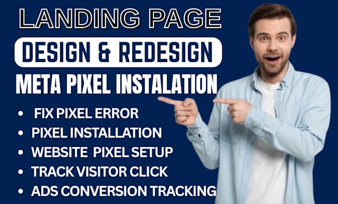 install and fix metal pixel on landing page
