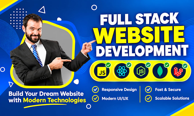 be full stack developer, backend web developer, full stack website development