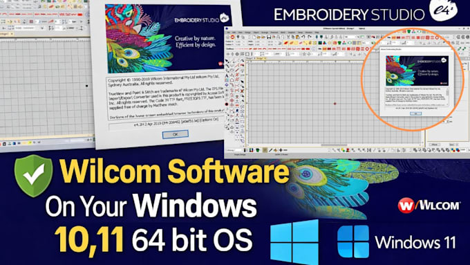 install wilcom software on your windows 10,11 64 bit os