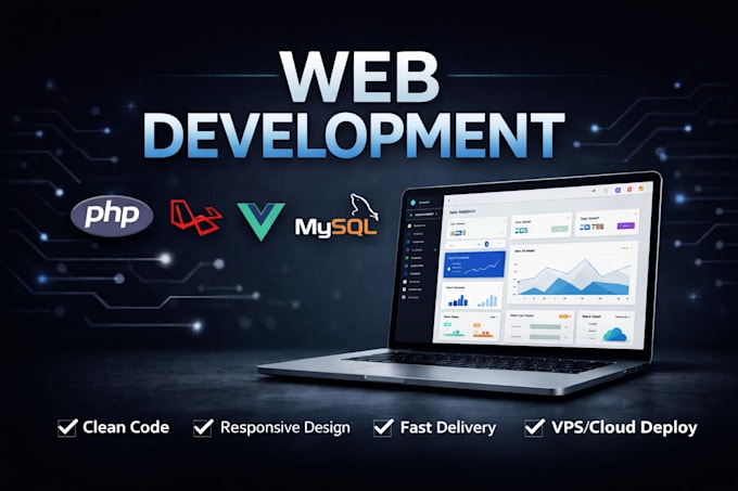 Build a custom php laravel website by Antoniovz | Fiverr