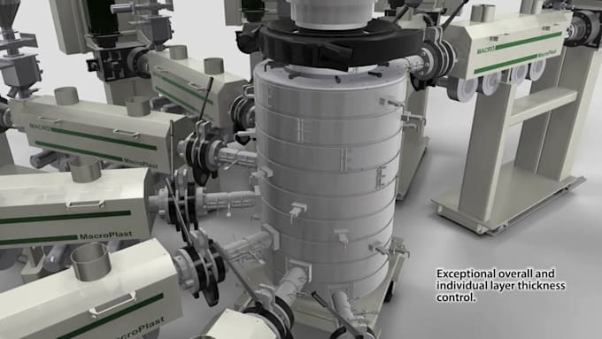 create 3d mechanical animation and machinery assembly animation
