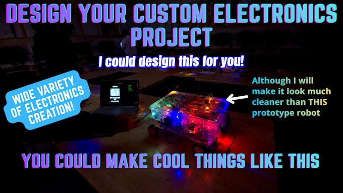 design a custom DIY arduino, electronics or robotics project