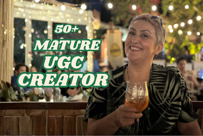 be your mature female spokesperson ugc creator