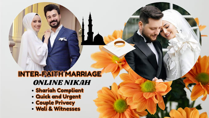 perform fast online islamic nikah for interfaith couples, revert marriage