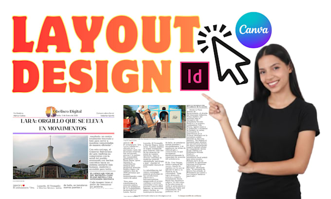 provide professional layout design for magazines, newspapers, and cookbook