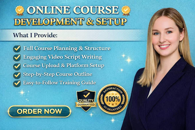 do course creation, video course and online course