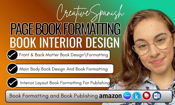 Spanish book layout formatting interior book design amazon kdp book ...