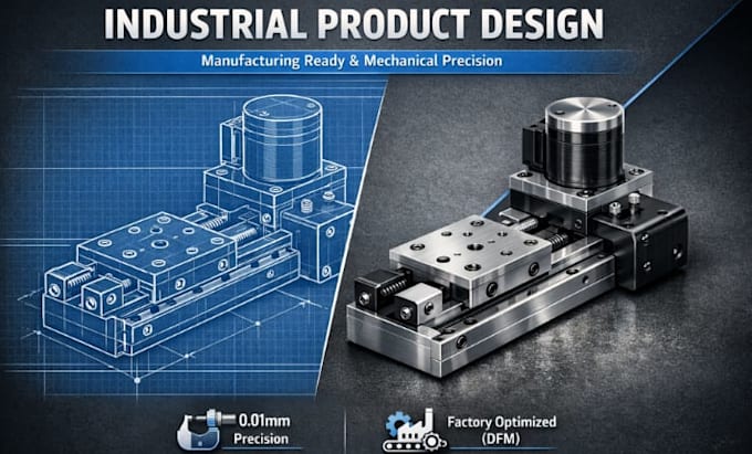 Do industrial product design, 3d cad model and mechanical product ...