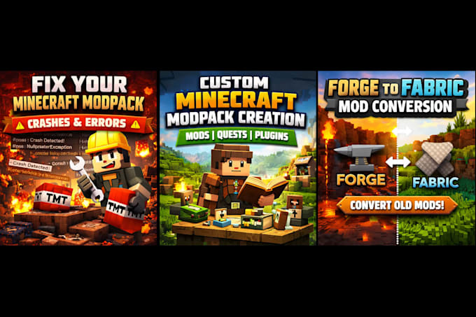 Create fix and optimize minecraft modpacks errors forge and fabric ...