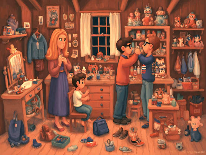 create childrens book illustrations