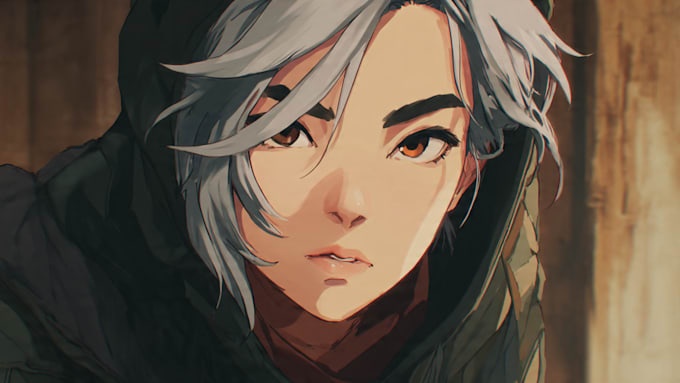 any character in anime style