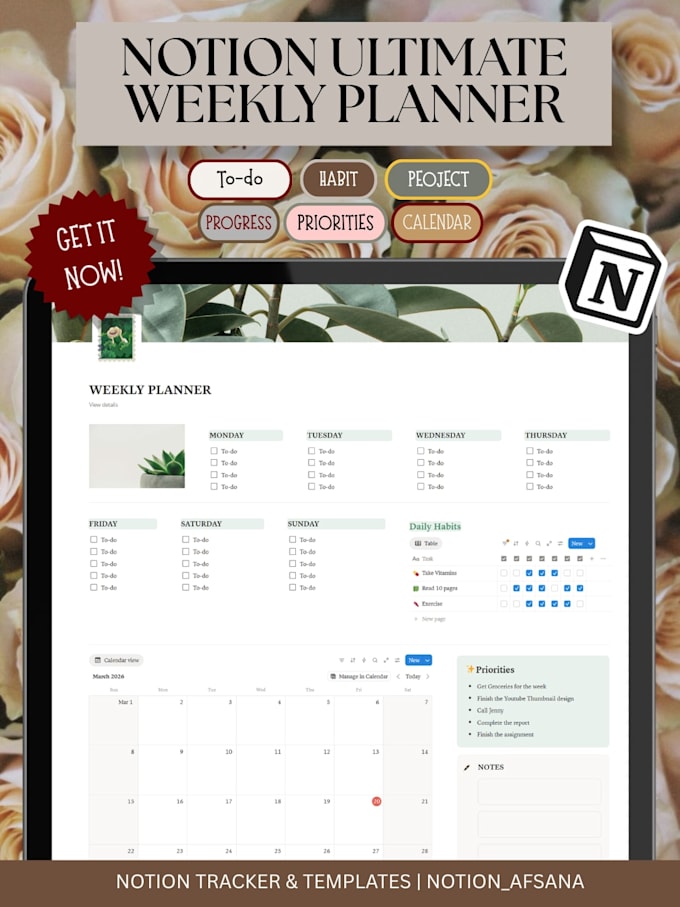 design your custom aesthetic notion templates