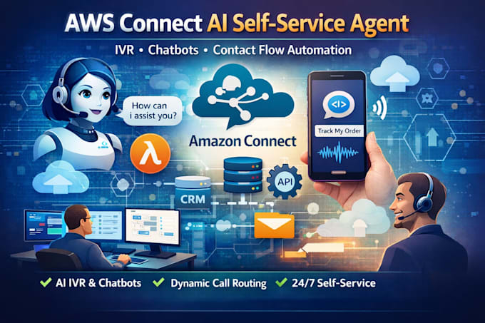 create self service ai amazon connect