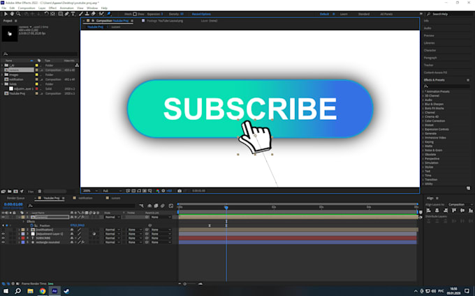 create a professional 2d motion graphics animation