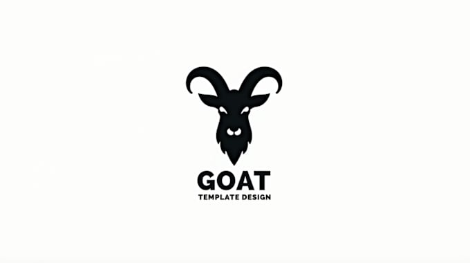 design outstanding goat head logo with express delivery