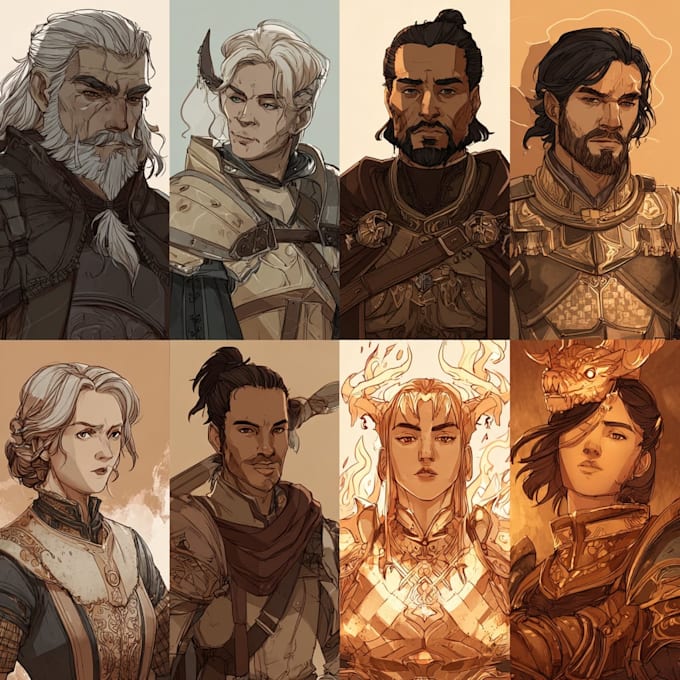 dnd character art and dnd character art