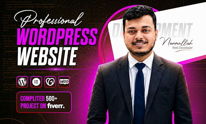 design redesign wordpress website, build rebuild business website development