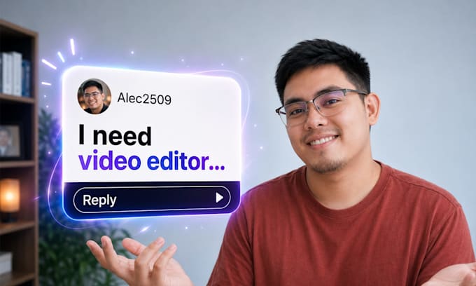 be your personal youtube video editor for 1 week