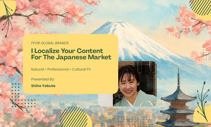localize your content for japan