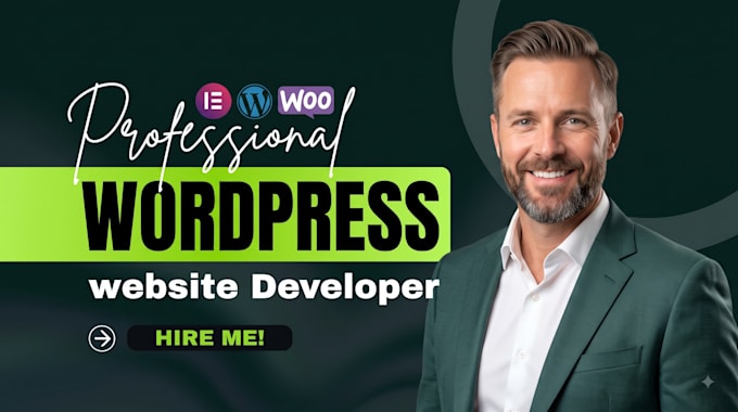 design a custom responsive wordpress website with elementor
