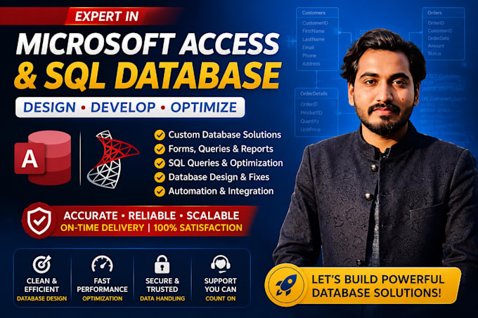 develop microsoft access database projects for you