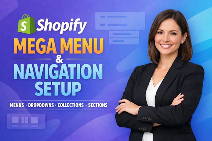fix, edit mega menu dropdown, collection, navigation, section