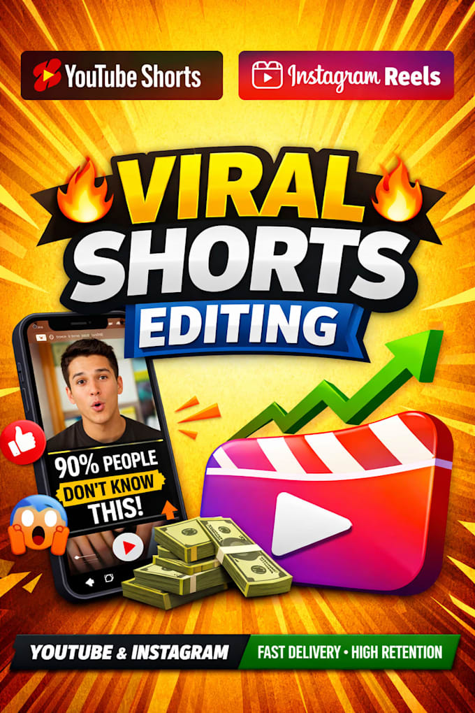 Edit viral youtube shorts and instagram reels in 24 hours by ...