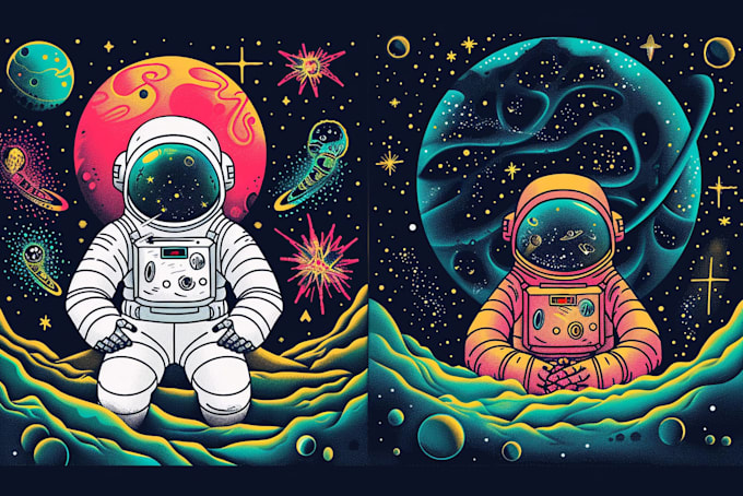 design space themed illustration