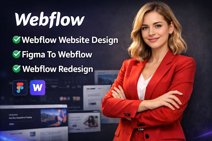 design webflow website, figma to webflow, webflow redesign, webflow developer