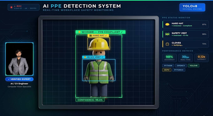 build an ai cctv safety system to detect ppe violations in real time