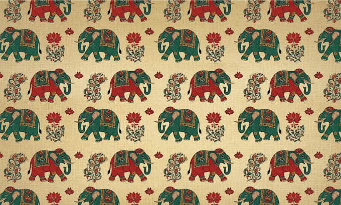 create hand drawn bohemian vector patterns for your brand