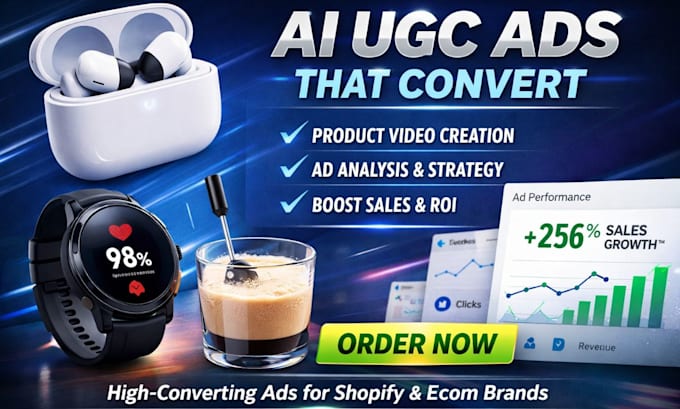 create high converting ai ugc ads video and ad analysis for ecommerce brands