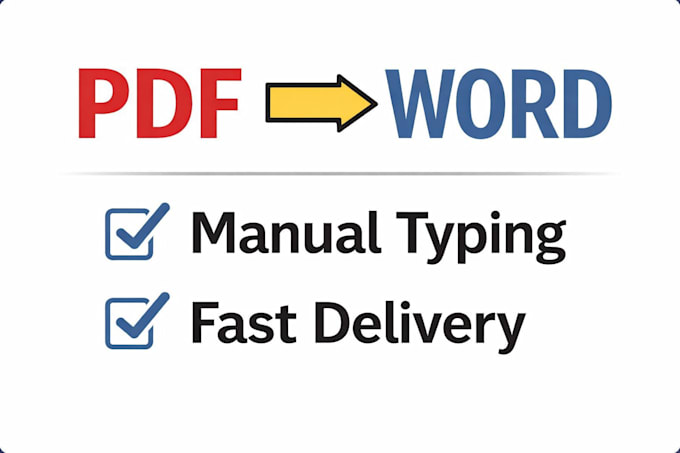 convert PDF to word manually with accurate formatting
