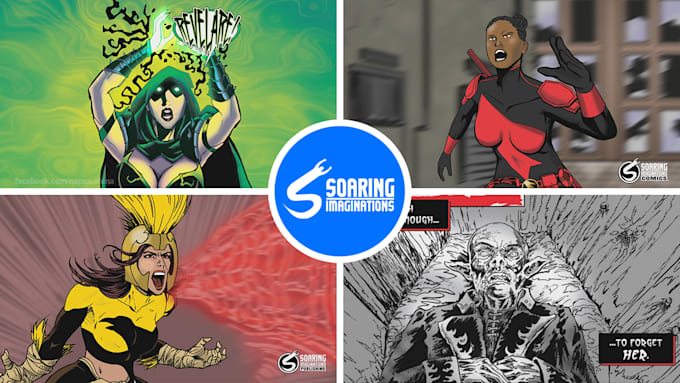 create a short motion comic