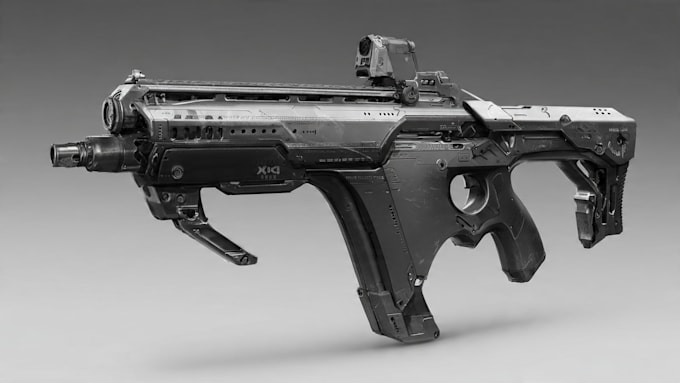 create weapon design ,assets and concept art for your games