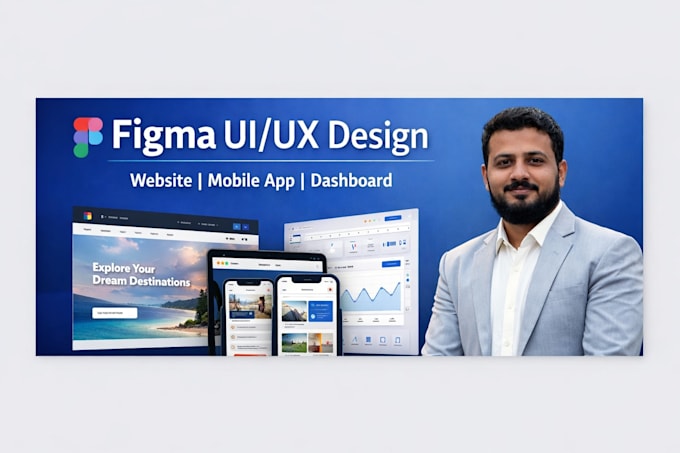 Design modern ui ux in figma for mobile app and website by ...