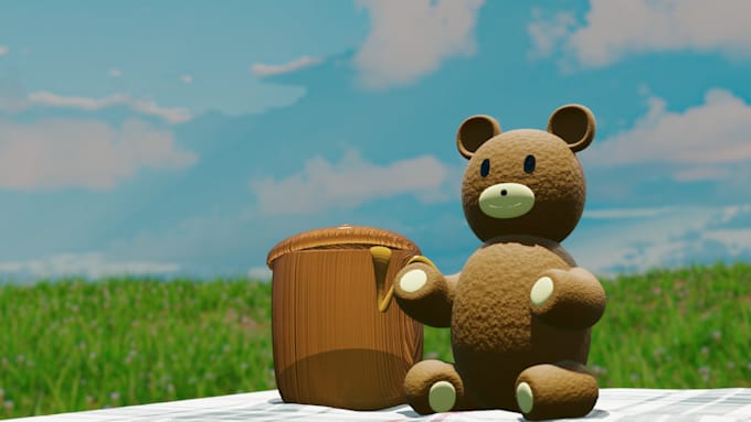 create stylized 3d characters in blender