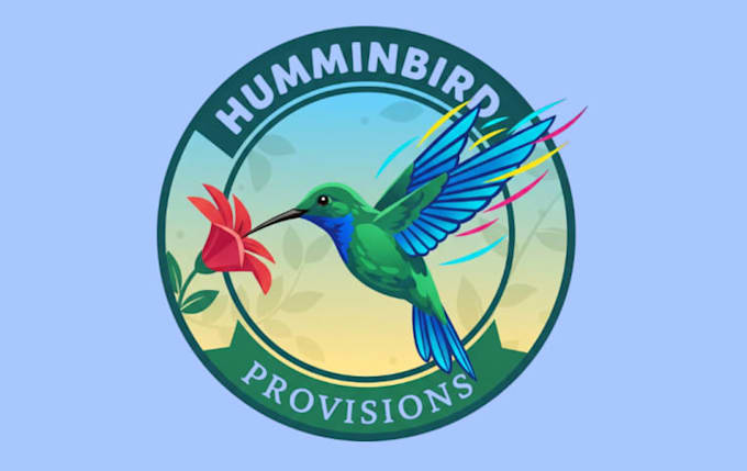 make outstanding hummingbird logo with express delivery