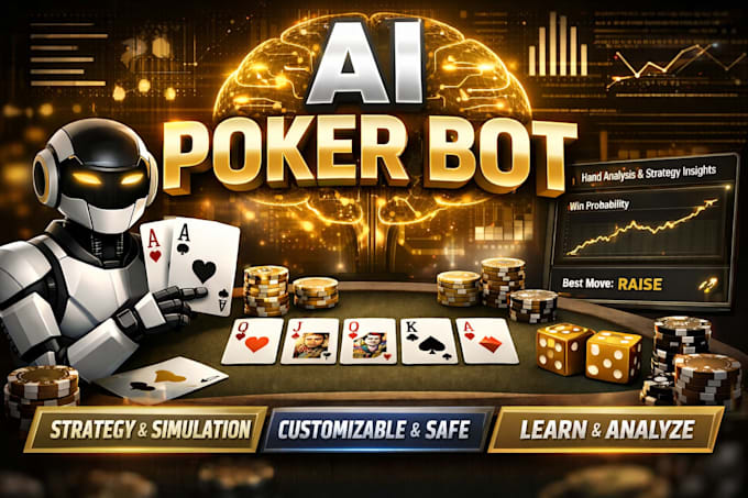 develop an intelligent ai poker bot for strategy, simulation, and analysis