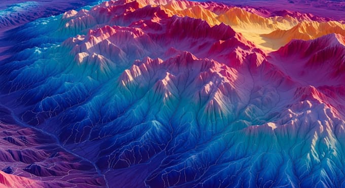 create shaded relief maps and stl 3d terrain models from real topography