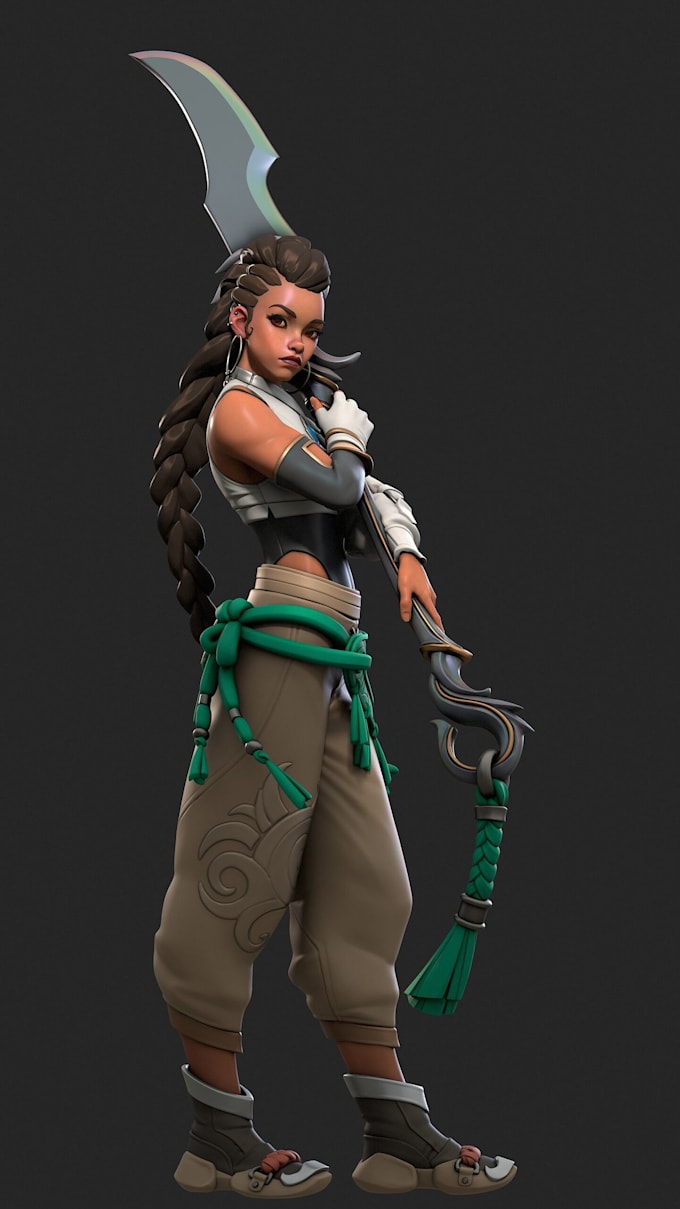 rig and animation 3d character for unity and unreal engine